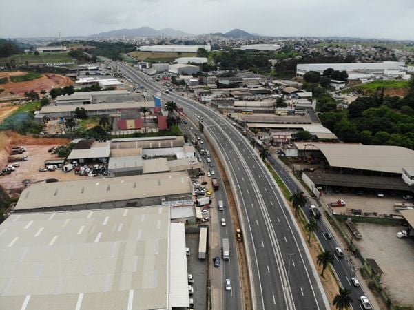Viadutos são liberados na BR 101, em Viana. Crédito: Divulgação | Eco101