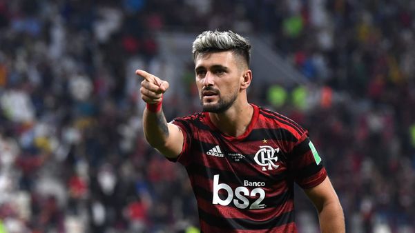 Arrascaeta marcou o gol que recolocou o Flamengo no jogo. Crédito: Fifa/Divulgação