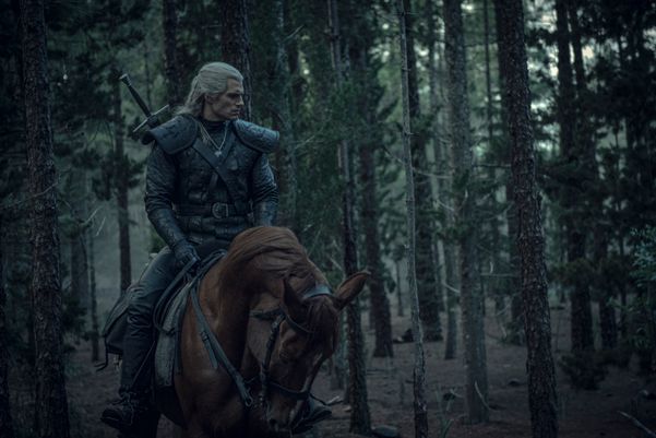 Henry Cavill como Geralt de Rivia em 