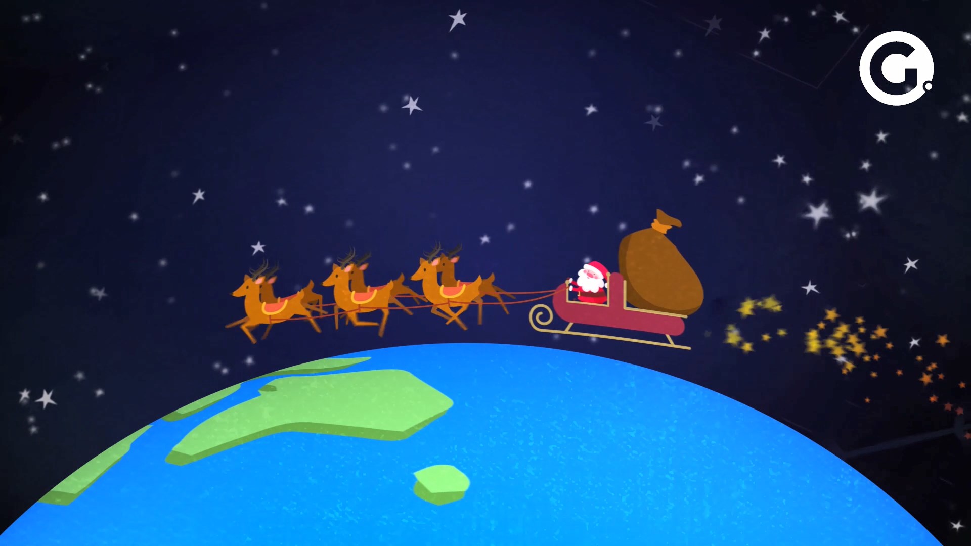 Acompanhe a travessia do Papai Noel pelo mundo e veja quando ele