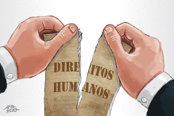 A ideia de direitos humanos está sendo rasgada no Brasil