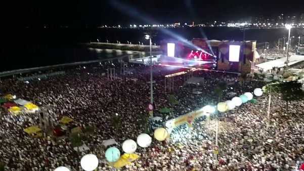 A praia de Iracema, em Fortaleza: destino para Réveillon que deve bombar em 2020 por Reprodução/Youtube