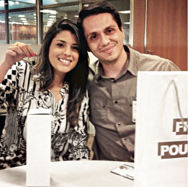 Bianca e Bruno compraram o apê antes dos 30. Crédito: Arquivo pessoal