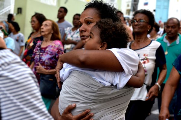 Data: 27/12/2019 - ES - Vitória - Procissão de São Benedito - A caminhada saiu da Igreja do Rosário e foi até a Catedral de Vitória - Editoria: Cidades - Foto: Fernando Madeira - GZ por Fernando Madeira