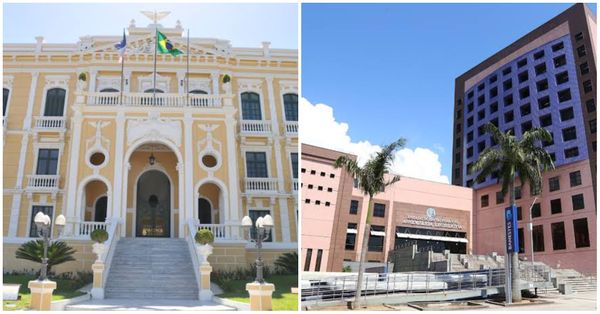 Palácio Anchieta, sede do governo do Estado, e Assembleia Legislativa do Espírito Santo