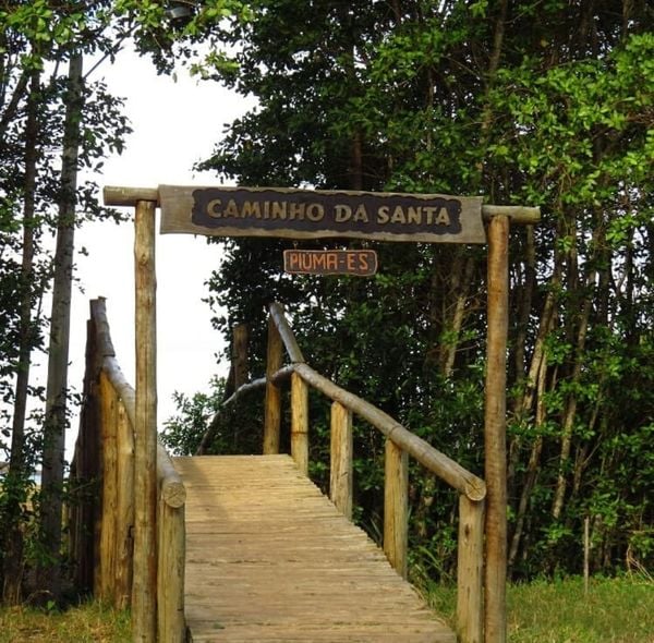 Ilha do Gambá em Piúma é ponto ideal para caminhada e banho de mar em águas calmas por Sarah B