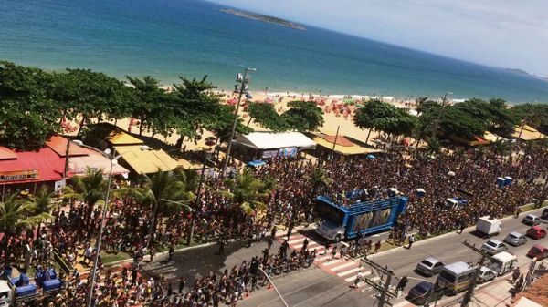 Confusão em quiosque de Vila Velha em 2018 por Foto Leitor