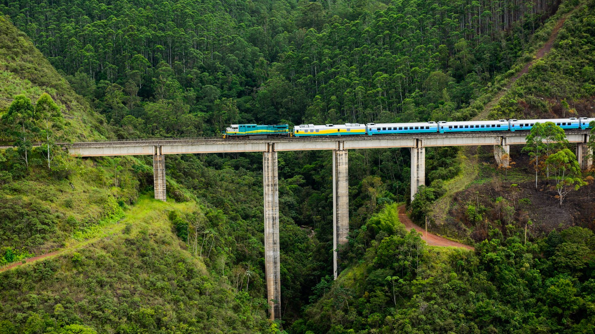 EFVM tem 664 km de extensão e liga a Região Metropolitana de Vitória a Belo Horizonte (MG)