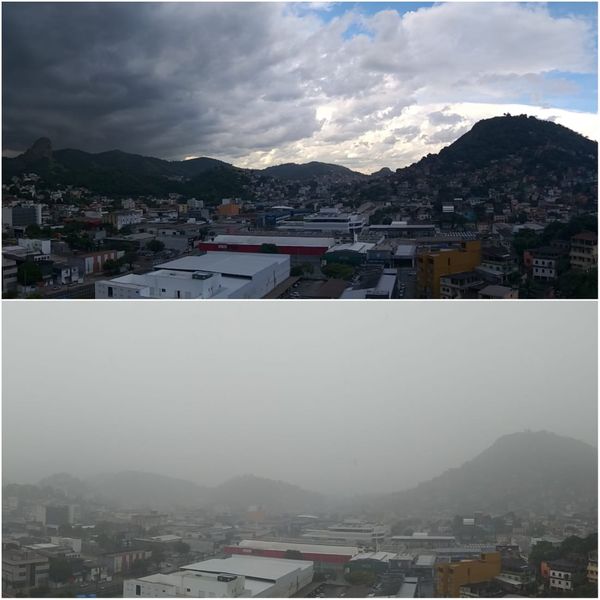 Pedra dos Olhos sumiu com a chuva. Crédito: Rodrigo Rezende