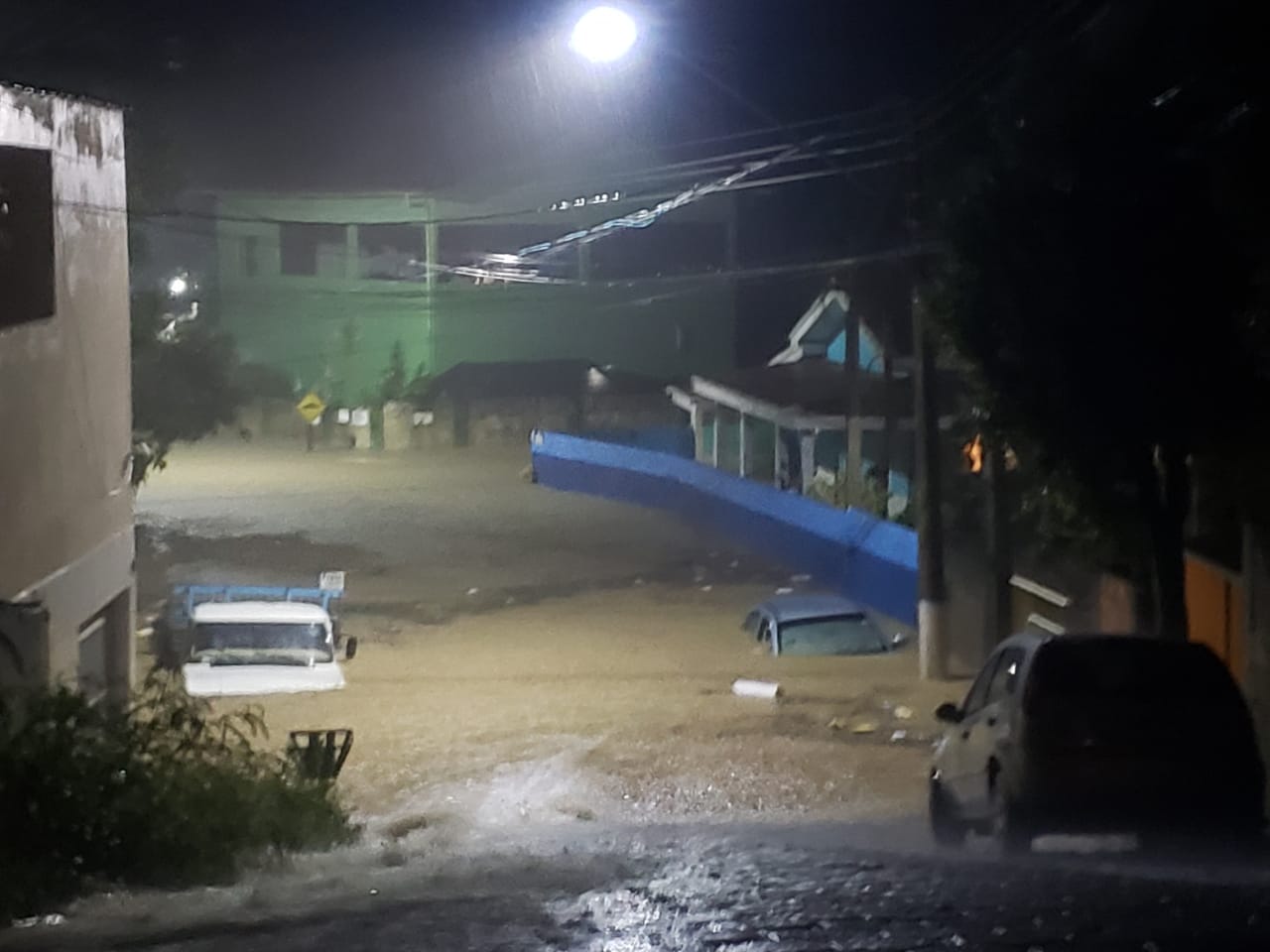Situação causada pelas chuvas em Aracruz