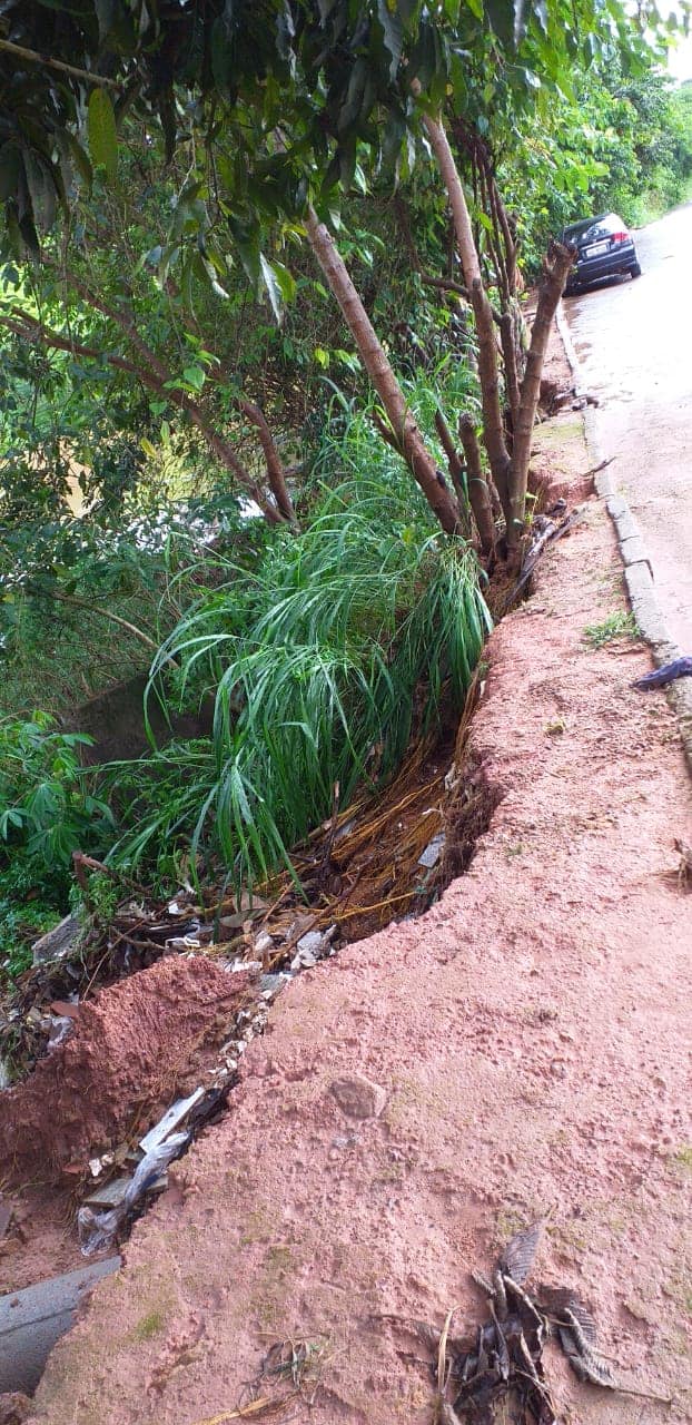 Guaçuí registrou estragos causados pelo grande volume de chuva