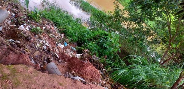 Guaçuí registrou estragos causados pelo grande volume de chuva por PMG