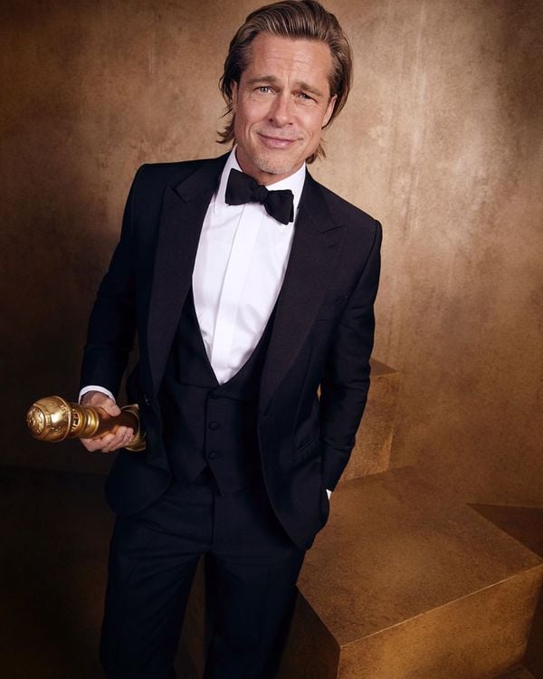 Globo de Ouro 2020: o ator Brad Pitt