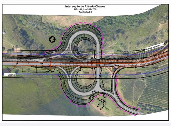 Projeto da interseção em Guarapari por Divulgação | Eco 101