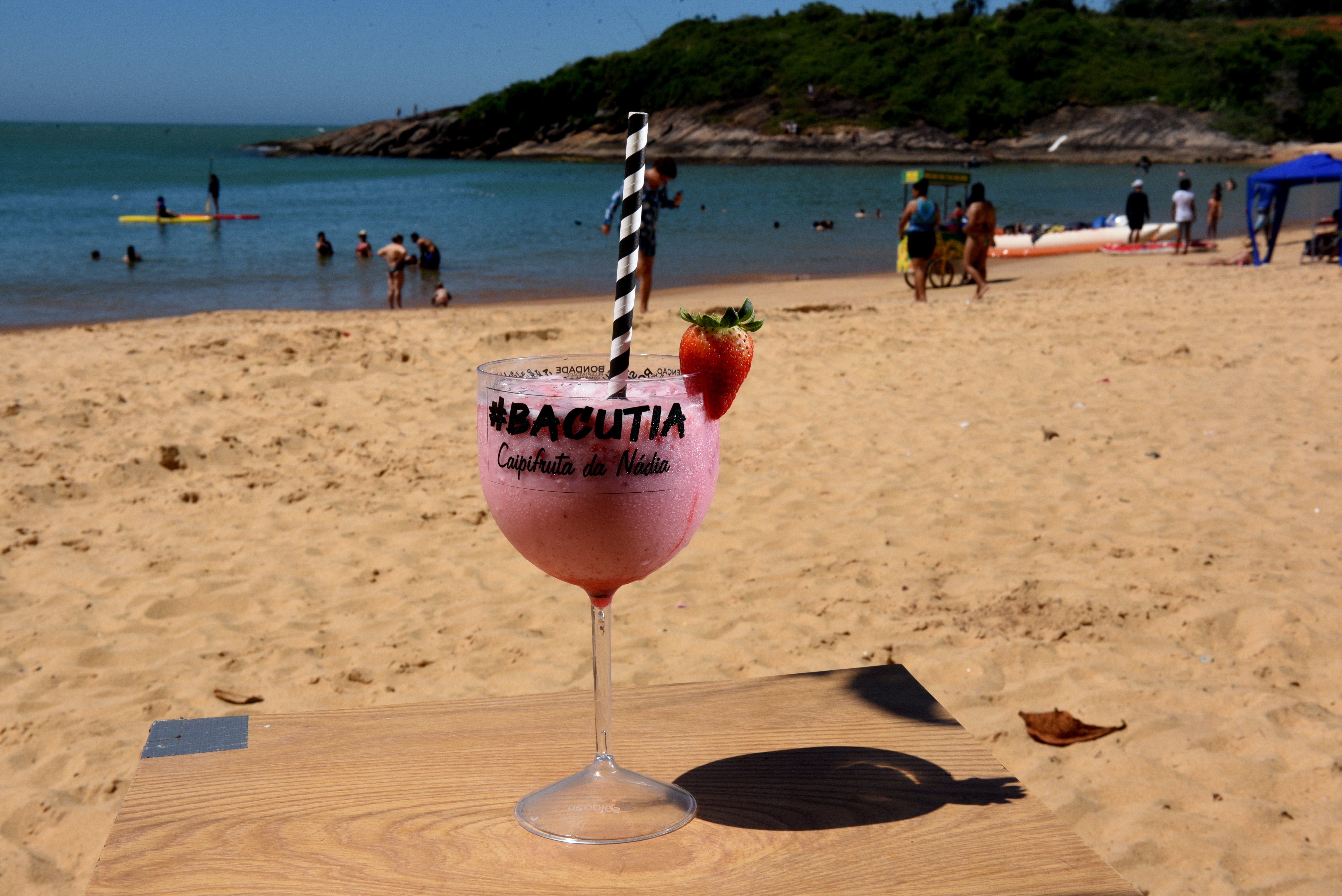 Na Bacutia é possível encontrar drinks refrescantes para curtir a praia