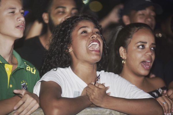 Segundo dia de Jesus Vida Verão na praia de Itapoã, em Vila Velha por Fernando Madeira