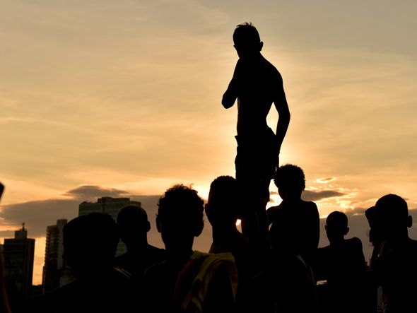 Data: 12/01/2020 - ES - Vitória - Ilha do Frade - Final de um domingo de sol na Ilha de Vitória - Editoria: Cidades- Fernando Madeira - GZ por Fernando Madeira