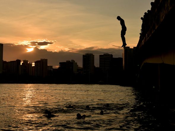 Data: 12/01/2020 - ES - Vitória - Ilha do Frade - Final de um domingo de sol na Ilha de Vitória - Editoria: Cidades- Fernando Madeira - GZ por Fernando Madeira