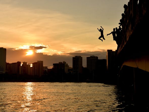 Data: 12/01/2020 - ES - Vitória - Ilha do Frade - Final de um domingo de sol na Ilha de Vitória - Editoria: Cidades- Fernando Madeira - GZ por Fernando Madeira