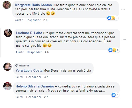 Amigos lamentam morte de motorista de aplicativo nas redes sociais por Montagem/Internet