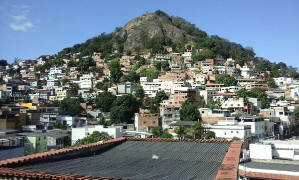 Morro do Bonfim, em Vitória, onde houve confronto entre a PM e traficantes, na divisa com o Bairro da Penha