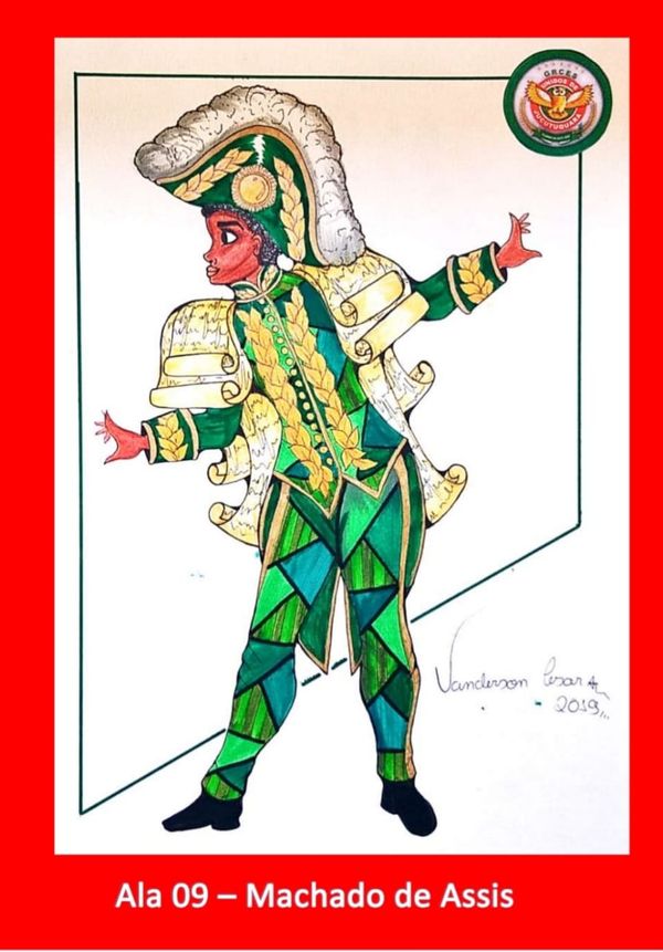 Croquis das fantasias da Unidos de Jucutuquara para o desfile do Carnaval de Vitória 2020 por Divulgação/Unidos de Jucutuquara