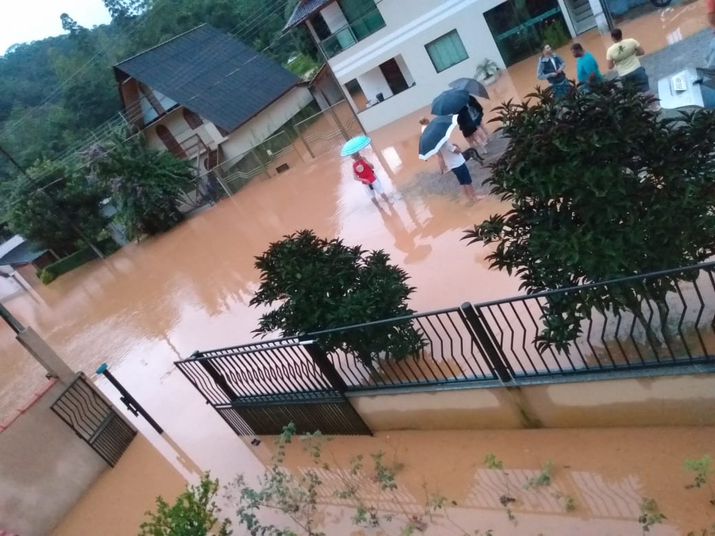 Enchente em Alfredo Chaves