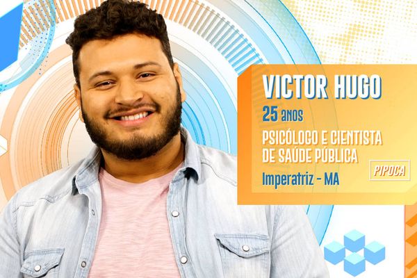 Victor tem 25 anos e é natural de Imperatriz, interior do Maranhão. Crédito: Globo/Divulgação