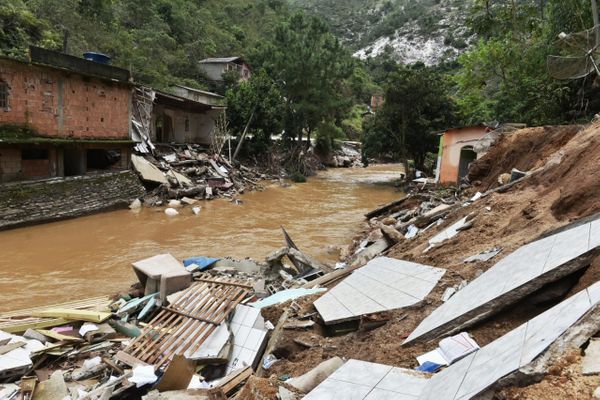 Comunidade Morro do Sal, zona rural de Vargem Alta, foi atingida pela chuva. Crédito: Fernando Madeira