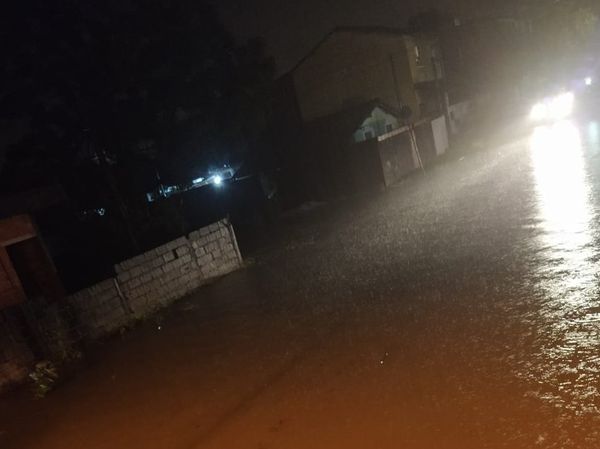 A cidade de Jaguaré superou Colatina e tem maior nível de chuva em 24 horas. Crédito: Internauta