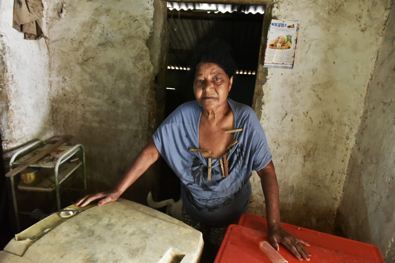 Dona Rosineia da Silva Correia Pires, 61. moradora de Morro do Sal, em Vargem Alta