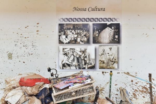 Chuva causou danos ao Espaço Cultural Zoé Rodrigues Misságia, no Centro de Iconha por Fernando Madeira