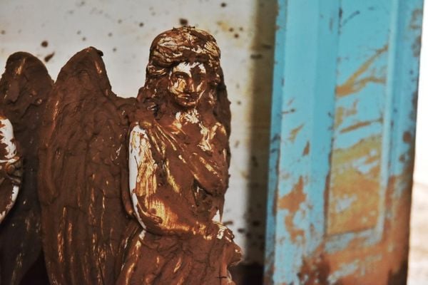Chuva causou danos ao Espaço Cultural Zoé Rodrigues Misságia, no Centro de Iconha por Fernando Madeira