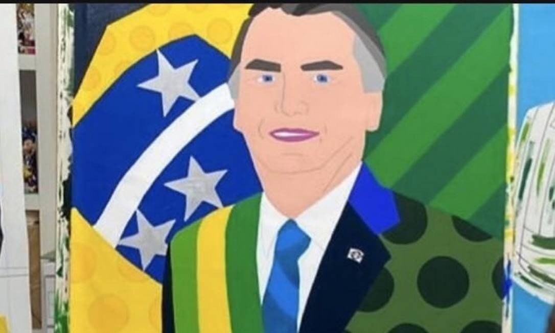 Romero Britto está fazendo quadro em homenagem a Bolsonaro