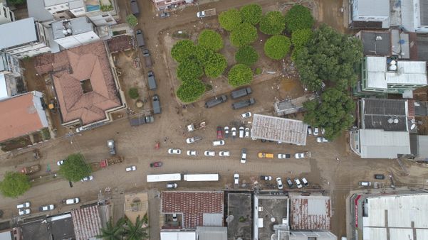 Imagens de drone  mostram danos causados pela chuva em Iconha por Marcel Alves