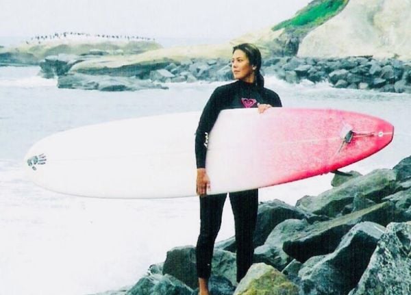 Raquel Hamasaki: aprimorando o surfe na Califórnia (EUA) por Arquivo pessoal