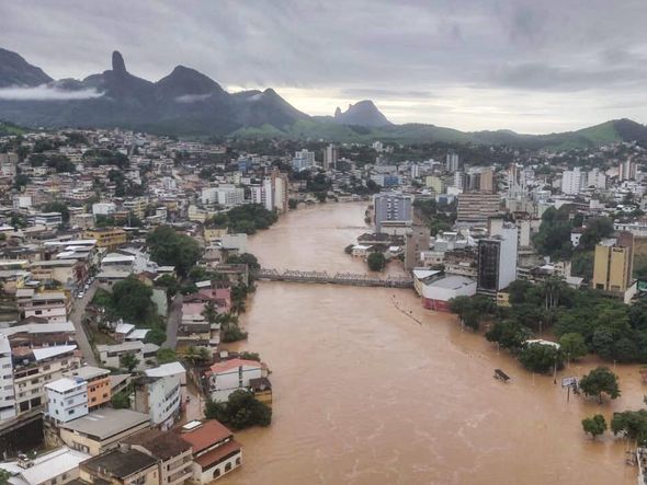 Cachoeiro de Itapemirim após as chuvas neste domingo (26) por Wagner Queiroz