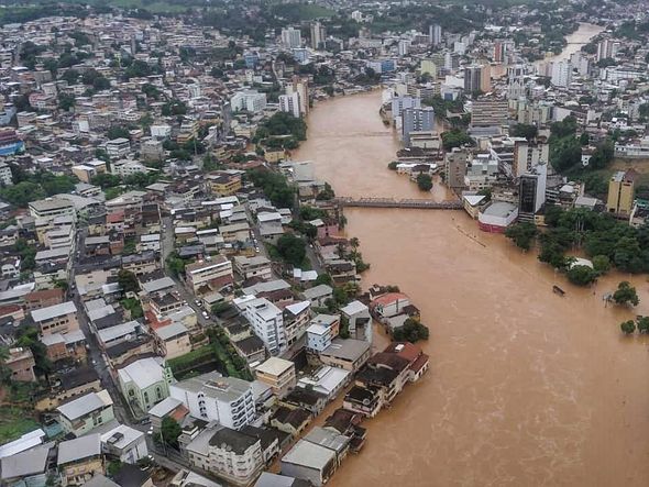 Cachoeiro de Itapemirim após as chuvas neste domingo (26) por Wagner Queiroz