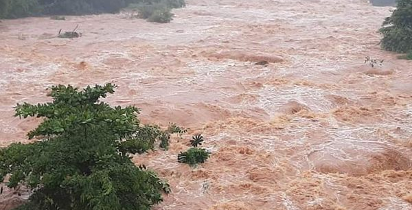 Rio Guandu também é monitorado em Baixo Guandu. Crédito: Reprodução