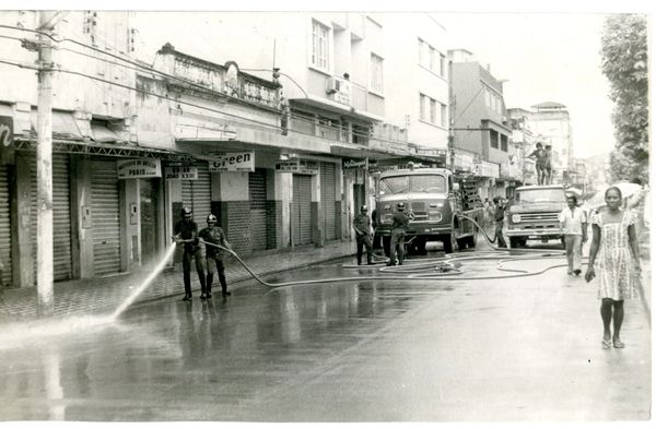 Em 1979, água invadiu casas e comércios de Colatina; prejuízo foi tido como "incalculável" na época por Acervo | A Gazeta