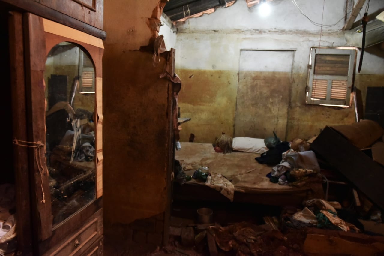 Estragos causados pela chuva que atingiu o município de Castelo no último sábado (25)
