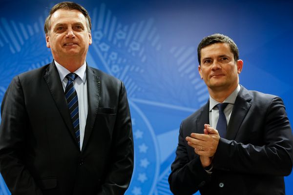  Presidente da República, Jair Bolsonaro, e o Ministro de Estado da Segurança Pública, Sergio Moro