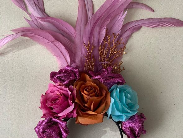 Tiara da marca capixaba Cloé Handmade para o carnaval 2020 por Divulgação