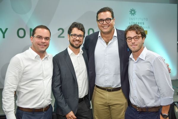 George Dalpiero, Pedro Manato, Eduardo Lindenberg e Thiago Gaspar. Crédito: Mônica Zorzanelli