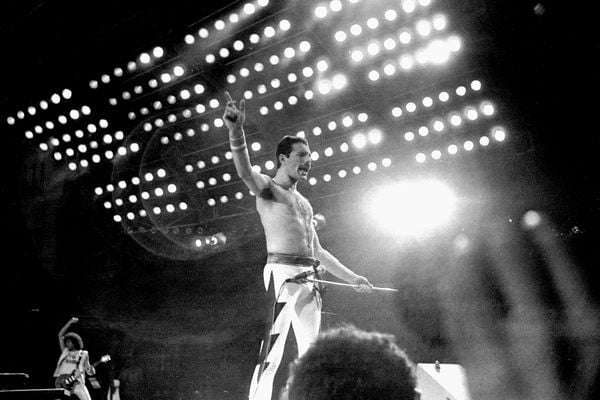 Rock in Rio: Freddie Mercury na apresentação de 1985