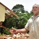 O aposentado Getúlio Bolzan, morador de Alta Saudade, zona rural de Muniz Freire, perdeu a casa em um deslizamento de terra e diz que escapou da morte: "livramento"