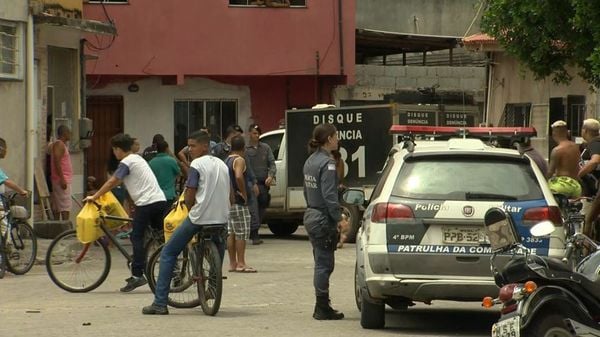 Tiroteio aconteceu no bairro Dom João Batista, em Vila Velha. Crédito: Reprodução/TV Gazeta