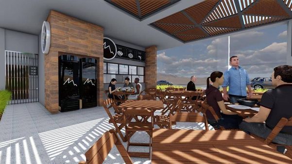 Modelo dos novos quiosques que serão construídos na orla de Vila Velha por Divulgação/Prefeitura de Vila Velha