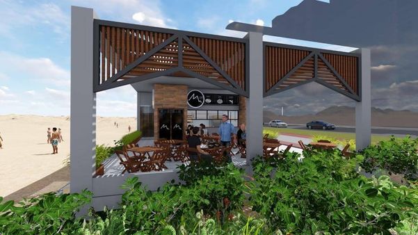 Modelo dos novos quiosques que serão construídos na orla de Vila Velha por Divulgação/Prefeitura de Vila Velha