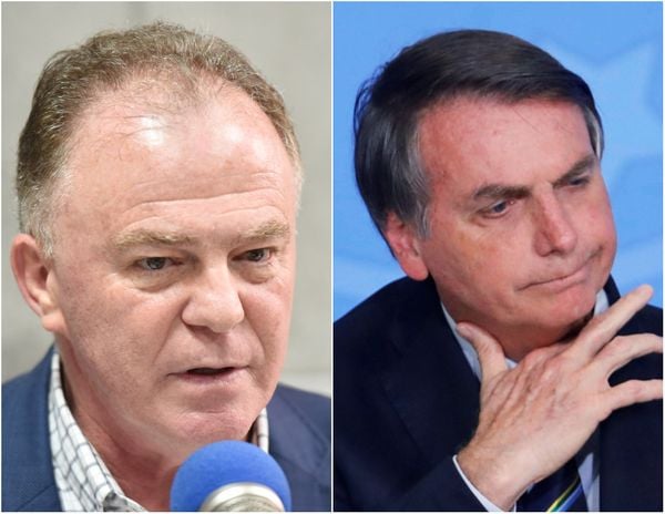 Renato Casagrande e Jair Bolsonaro